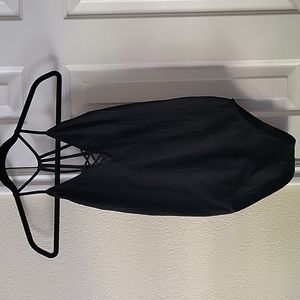 Black Strappy Body Suit